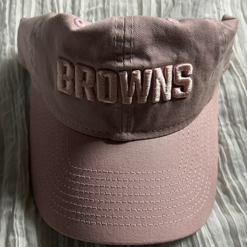 New Era Pink Cap with Embroidery